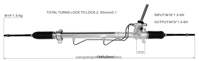 auto parts suppliers Power Steering Rack 22930456 8B6J062707 CHEVROLET