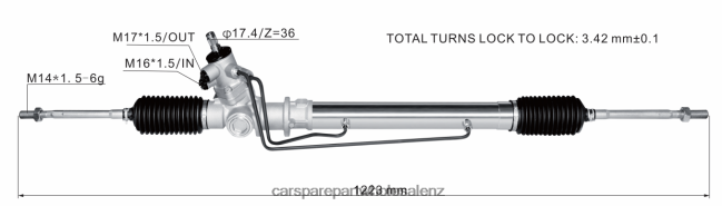 auto parts New Zealand Power Steering Rack 44504-87601-000 8B6J062811 DAIHATSU