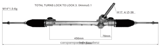 auto parts wholesale Power Steering Rack 45502-BZ090 8B6J062812 DAIHATSU