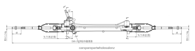 auto parts wholesale near me Power Steering Rack AL8Z-3504-BRM ZZDM-32-110R-0A 8B6J062673 FORD