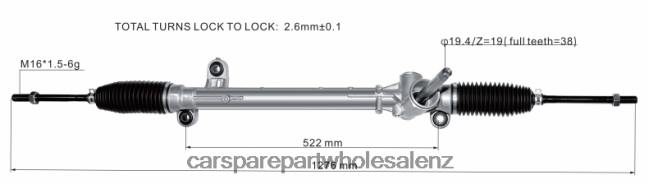 auto parts wholesale suppliers Power Steering Rack JX6C-3A500-AD 8B6J062664 FORD