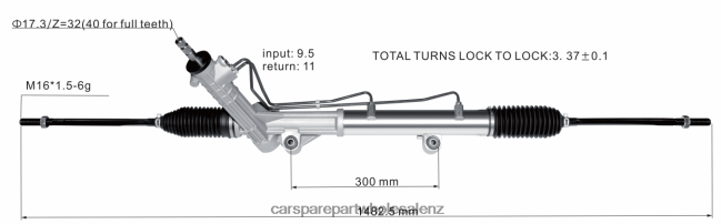 car spare part wholesale Power Steering Rack 97VB3N503BA 97VB3N503AA 8B6J062669 FORD