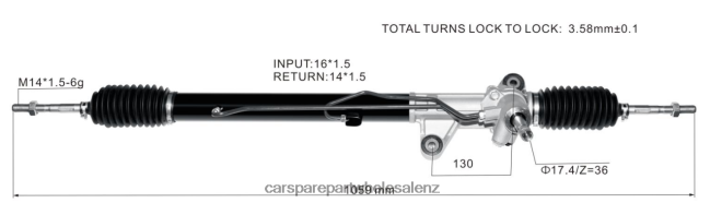 auto parts suppliers near me Power Steering Rack 53601-S04-E82 8B6J062536 HONDA