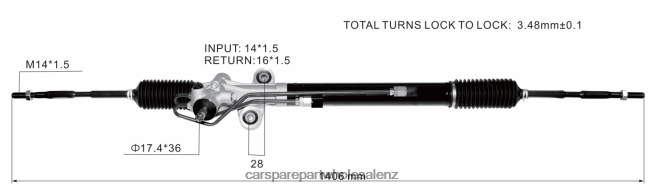 auto parts suppliers near me Power Steering Rack 53601-TK8-A01 8B6J062526 HONDA