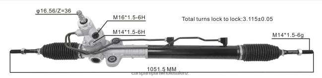 car spare part wholesale Power Steering Rack 57700-1E100 8B6J062739 HYUNDAI/KIA