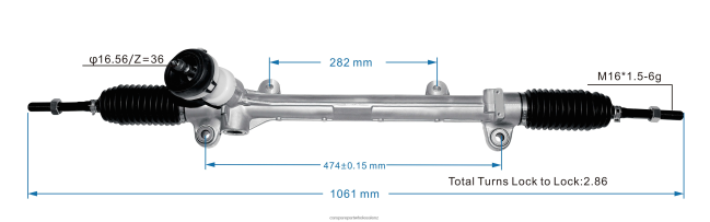 car spare parts suppliers Power Steering Rack 56500-E4000 56500B2000 8B6J062730 HYUNDAI/KIA