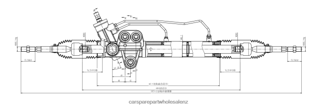 auto parts wholesale near me Power Steering Rack 8-97239781-2 8B6J062613 ISUZU