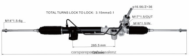 car spare part wholesale Power Steering Rack 4410A259 8B6J062559 MITSUBISHI