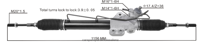 auto parts suppliers online Power Steering Rack 49001-600 49001-VZ10A 8B6J062568 NISSAN