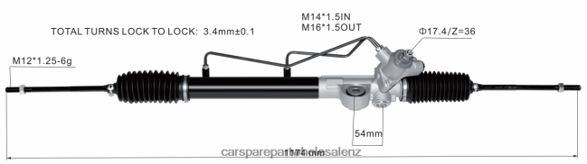 auto parts wholesale online Power Steering Rack 49001-WD001 8B6J062595 NISSAN