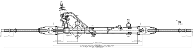 auto parts wholesale online Power Steering Rack A21R23-3400014 8B6J062845 GAZ