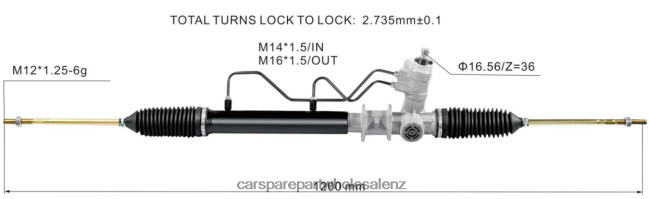 auto parts wholesale Power Steering Rack MB682055 PW824267 8B6J062652 PROTON/PERODUA