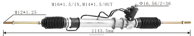 car spare part wholesale Power Steering Rack MB489405 8B6J062649 PROTON/PERODUA