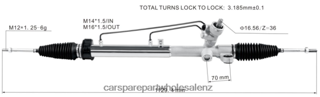 car spare parts suppliers Power Steering Rack RM500 44200-BZ021 8B6J062650 PROTON/PERODUA