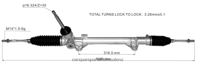 auto parts suppliers near me Power Steering Rack 48001-8099R 480011626R 8B6J062806 RENAULT