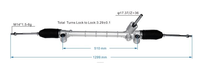 auto parts wholesale Power Steering Rack 48500-M68P02 8B6J062622 SUZUKI