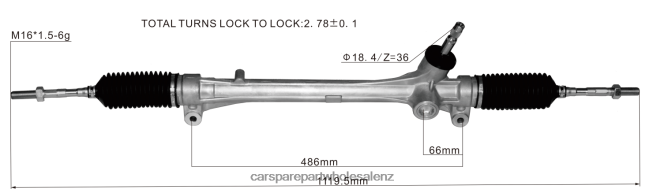 auto parts New Zealand Power Steering Rack 45510-48030 8B6J062521 TOYOTA