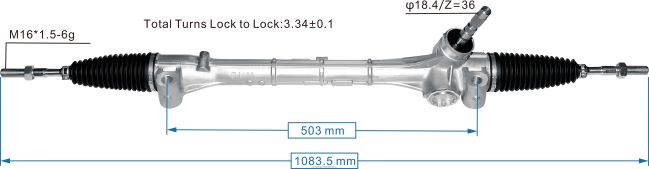 auto parts suppliers Power Steering Rack 45510-58060 8B6J062497 TOYOTA