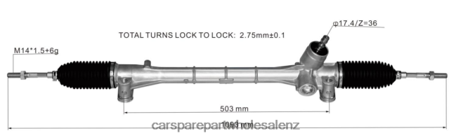 auto parts suppliers near me Power Steering Rack 45510-47060 8B6J062476 TOYOTA