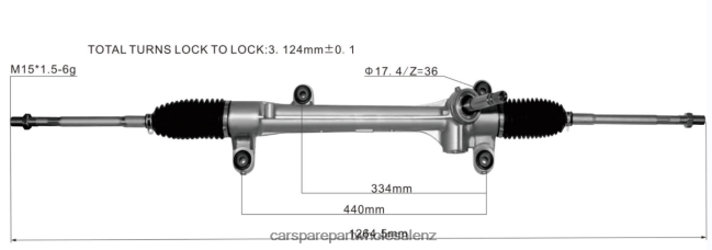 auto parts wholesale Power Steering Rack 45510-28131 8B6J062512 TOYOTA