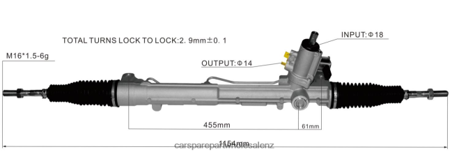 auto parts suppliers online Power Steering Rack 8RD422065 8R1422065G 8RD422065A 8B6J062418 VOLKSWAGEN